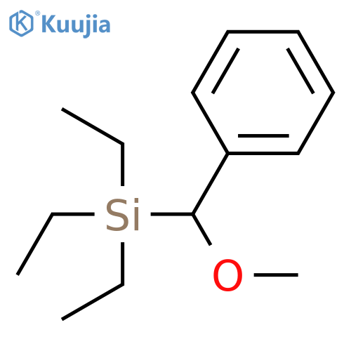Silane, triethyl(methoxyphenylmethyl)- structure