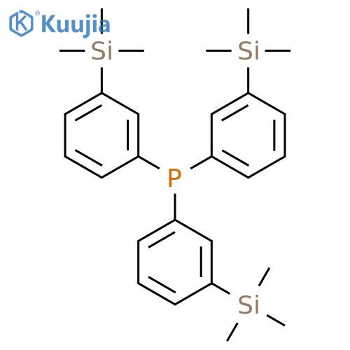 Phosphine, tris[3-(trimethylsilyl)phenyl]- structure