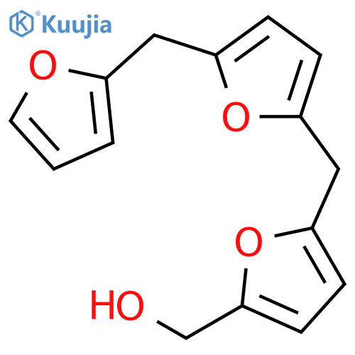 2-Furanmethanol, 5-[[5-(2-furanylmethyl)-2-furanyl]methyl]- structure