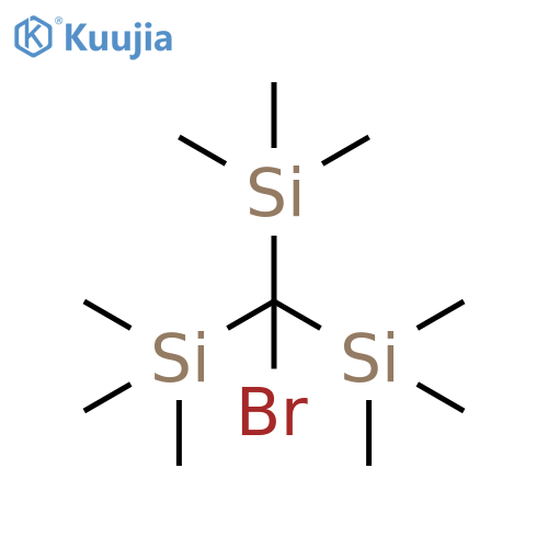 bromobis(trimethylsilyl)methyltrimethylsilane structure