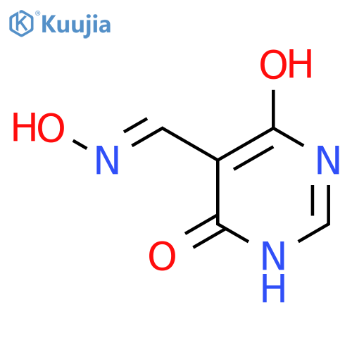 (E)-4,6-Dihydroxypyrimidine-5-carbaldehyde Oxime structure