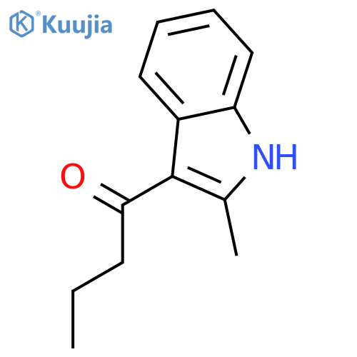 1-Butanone, 1-(2-methyl-1H-indol-3-yl)- structure
