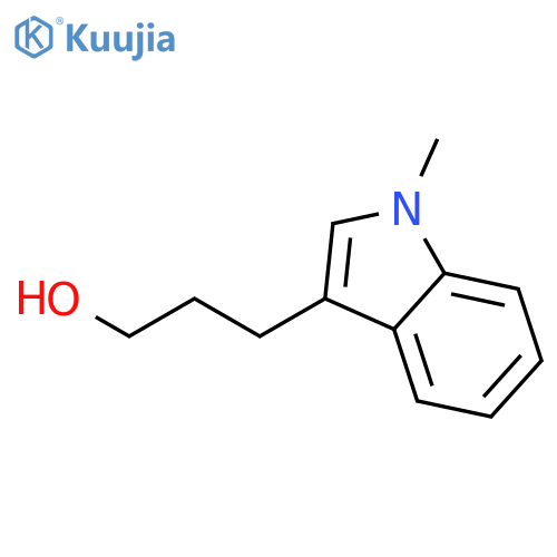 3-(1-methyl-1H-indol-3-yl)propan-1-ol structure