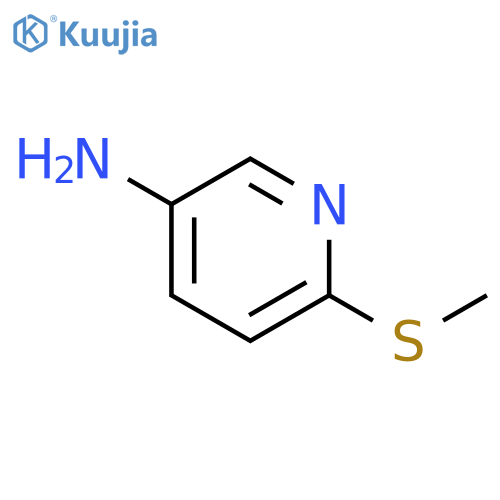 6-(methylthio)pyridin-3-amine structure