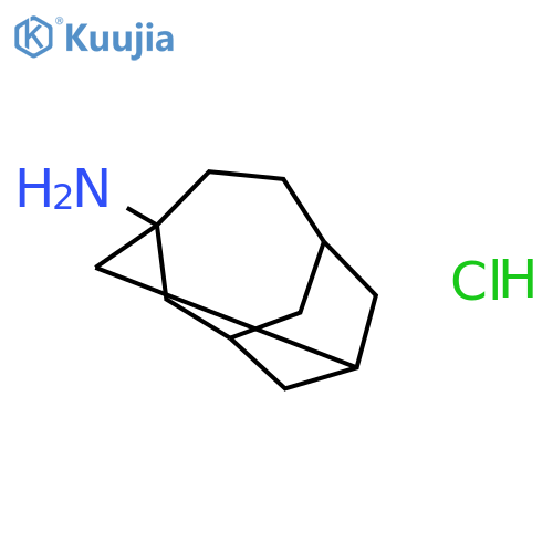 Tricyclo[4.3.1.13,8]undecan-3-amine, hydrochloride structure