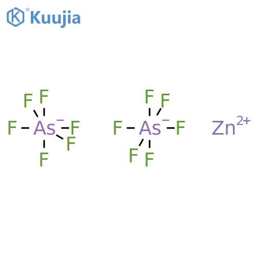 Arsenate(1-),hexafluoro-, zinc (2:1) structure