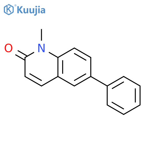 2(1H)-Quinolinone,1-methyl-6-phenyl- structure