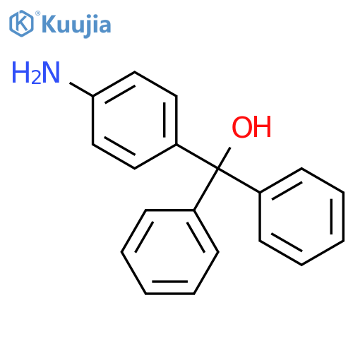 (4-Aminophenyl)diphenylmethanol structure