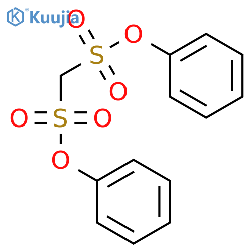Methanedisulfonic acid,1,1-diphenyl ester structure