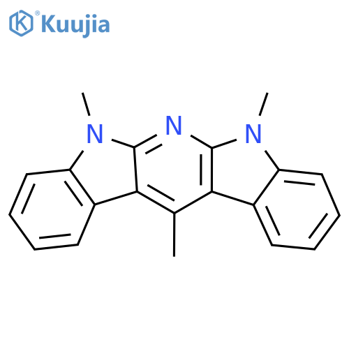5,7,12-Trimethyl-indolo<2,3-b>-α-carbolin structure