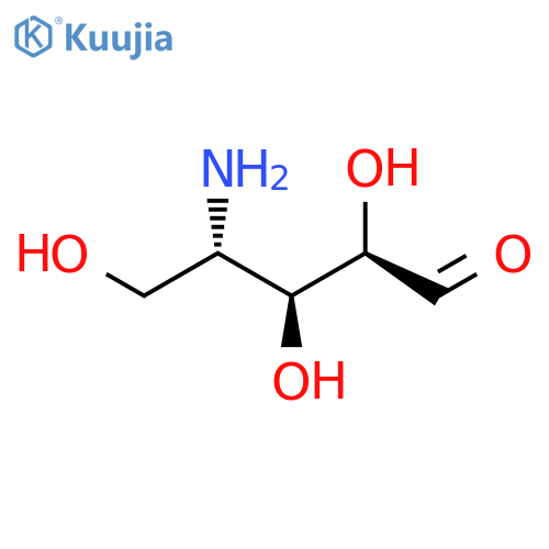 L-Arabinose, 4-amino-4-deoxy- structure