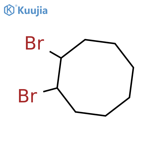 Cyclooctane,1,2-dibromo- structure