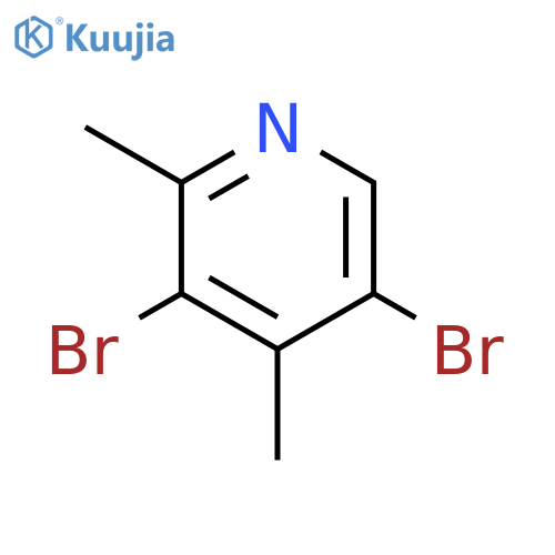 3,5-Dibromo-2,4-dimethylpyridine structure