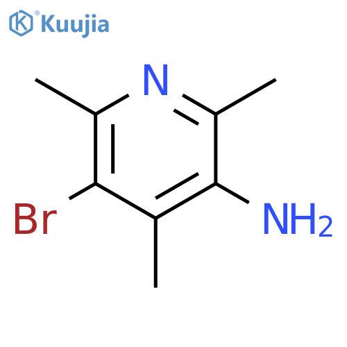 5-bromo-2,4,6-trimethylpyridin-3-amine structure