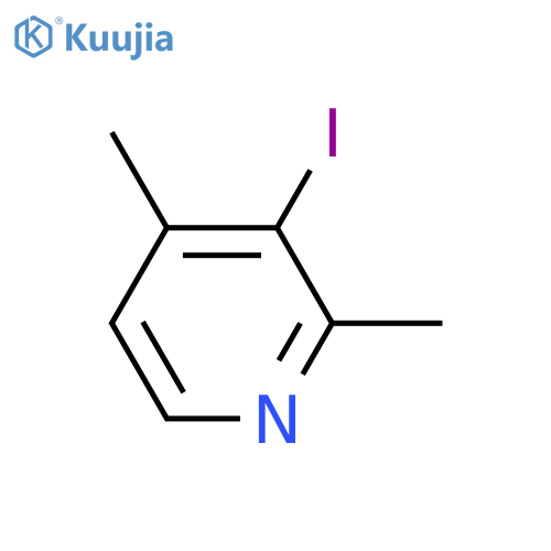 3-iodo-2,4-dimethylpyridine structure