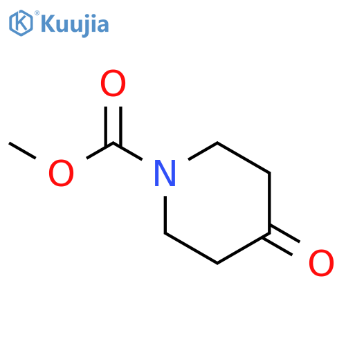 Methyl 4-oxopiperidine-1-carboxylate structure