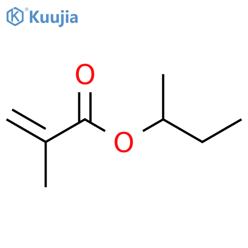 2-Propenoic acid,2-methyl-, 1-methylpropyl ester structure