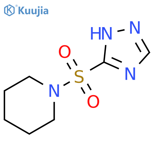 Piperidine, 1-(1H-1,2,4-triazol-3-ylsulfonyl)- structure