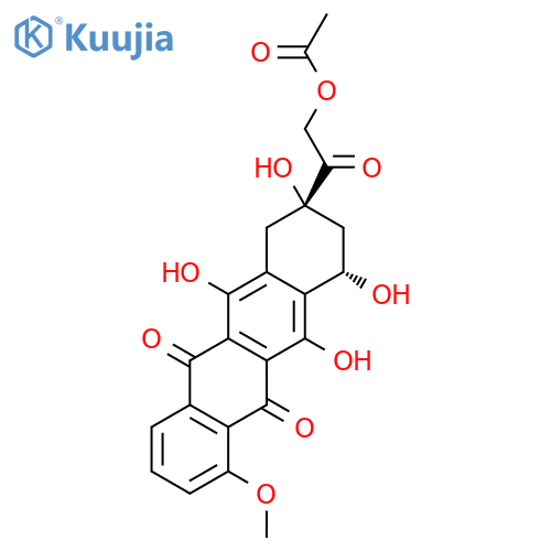 14-O-Acetyldaunomycinone structure