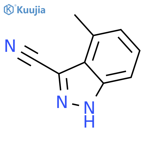3-Cyano-4-iodo 1H-indazole structure