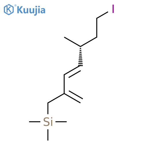 SILANE, [(3E,5R)-7-IODO-5-METHYL-2-METHYLENE-3-HEPTENYL]TRIMETHYL- structure