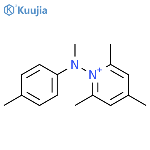 Pyridinium, 2,4,6-trimethyl-1-[methyl(4-methylphenyl)amino]- structure