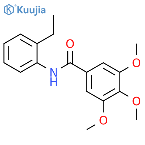 N-(2-Ethylphenyl)-3,4,5-trimethoxybenzamide structure