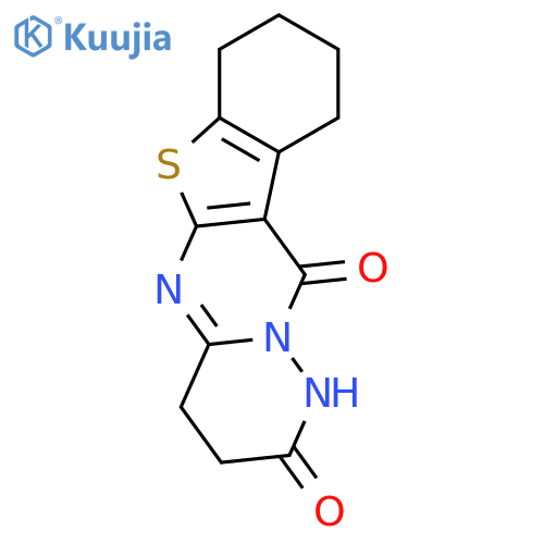 1,2,3,4,8,9-Hexahydro-11-thia-5a,6,10-triaza-benzo[b]fluorene-5,7-dione structure