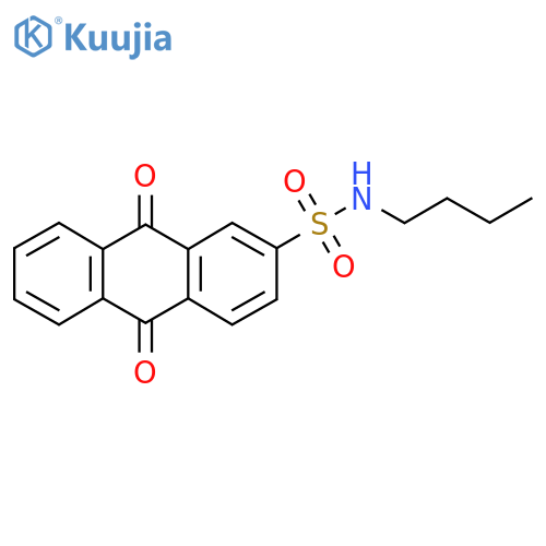 N-Butyl-9,10-dihydro-9,10-dioxo-2-Anthracenesulfonamide structure