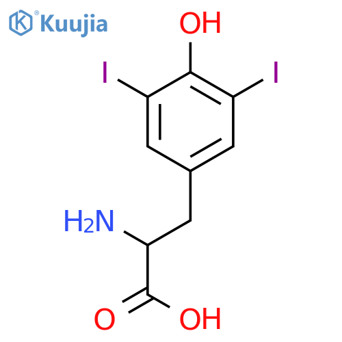 3,5-Diiodo-L-tyrosine structure