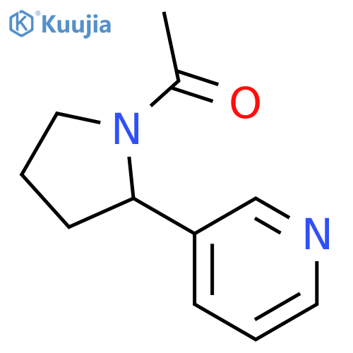 (+-)-1-Acetyl-2-[3]pyridyl-pyrrolidin structure