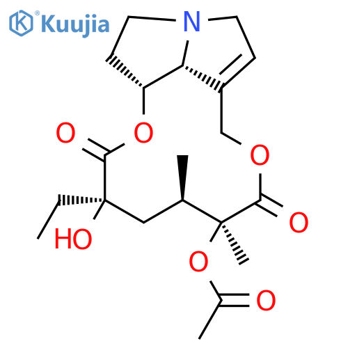 [1,6]Dioxacyclododecino[2,3,4-gh]pyrrolizine-2,7-dione,6-(acetyloxy)-3-ethyl-3,4,5,6,9,11,13,14,14a,14b-decahydro-3-hydroxy-5,6-dimethyl-,(3R,5R,6S,14aR,14bR)- structure