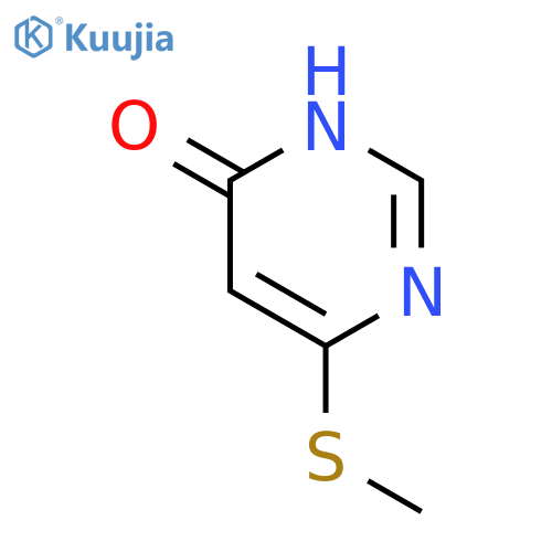 6-(Methylthio)pyrimidin-4(3H)-one structure