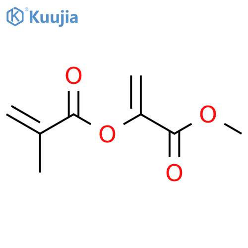 2-PROPENOIC ACID, 2-METHYL-, 1-(METHOXYCARBONYL)ETHENYL ESTER structure