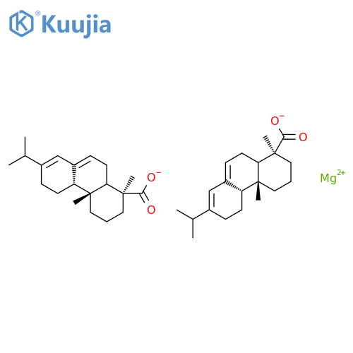 1-Phenanthrenecarboxylicacid, 1,2,3,4,4a,4b,5,6,10,10a-decahydro-1,4a-dimethyl-7-(1-methylethyl)-,magnesium salt (2:1), (1R,4aR,4bR,10aR)- structure