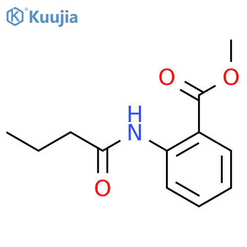 Methyl 2-butyramidobenzoate structure