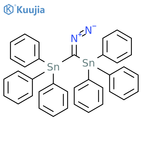 Stannane, (diazomethylene)bis[triphenyl- structure