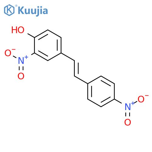 Phenol, 2-nitro-4-[2-(4-nitrophenyl)ethenyl]- structure