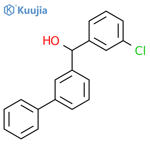 [1,1'-Biphenyl]-3-yl(3-chlorophenyl)methanol structure