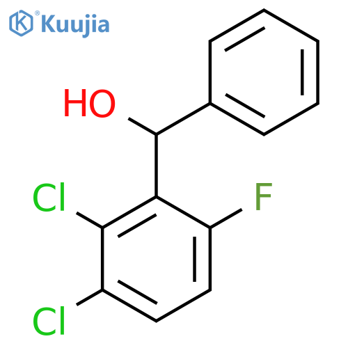 (2,3-Dichloro-6-fluorophenyl)(phenyl)methanol structure
