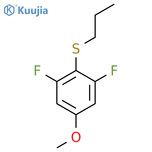 (2,6-Difluoro-4-methoxyphenyl)(propyl)sulfane structure
