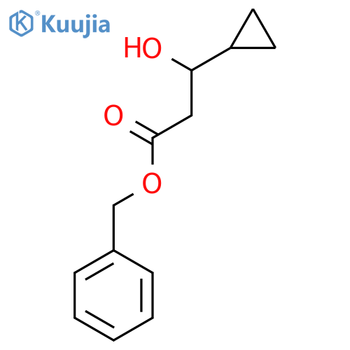 Benzyl 3-cyclopropyl-3-hydroxypropanoate structure