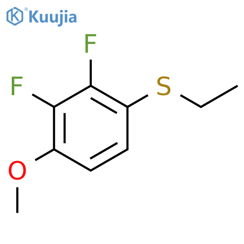 (2,3-Difluoro-4-methoxyphenyl)(ethyl)sulfane structure
