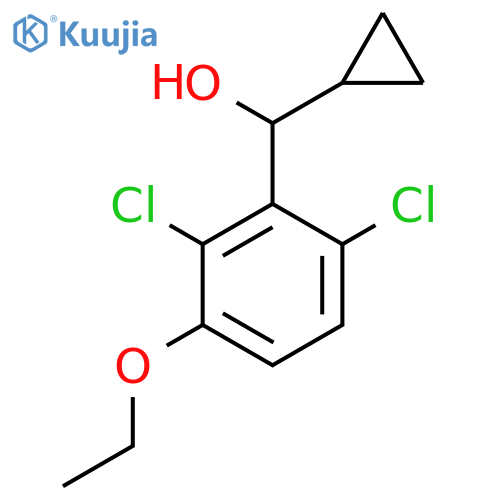 Cyclopropyl(2,6-dichloro-3-ethoxyphenyl)methanol structure