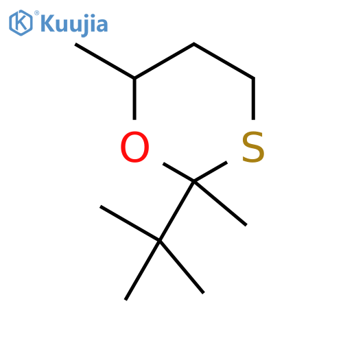 2-Tert-Butyl-2,6-dimethyl-1,3-oxathiane structure