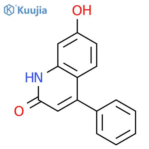 2(1H)-Quinolinone, 7-hydroxy-4-phenyl- structure