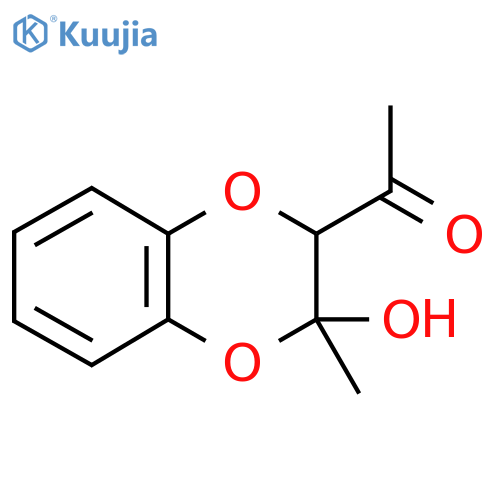 1-(3-Hydroxy-3-methyl-2,3-dihydro-1,4-benzodioxin-2-yl)ethan-1-one structure