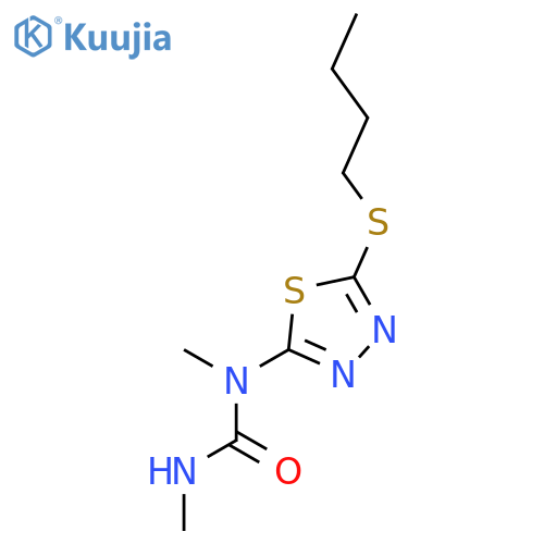 Urea, N-[5-(butylthio)-1,3,4-thiadiazol-2-yl]-N,N'-dimethyl- structure