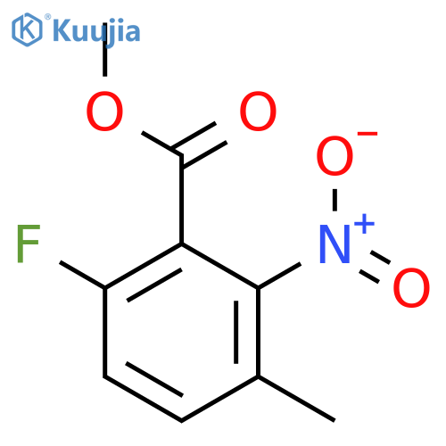 Methyl 6-fluoro-3-methyl-2-nitrobenzoate structure