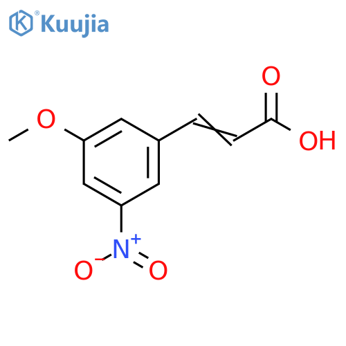 2-Propenoic acid, 3-(3-methoxy-5-nitrophenyl)- structure
